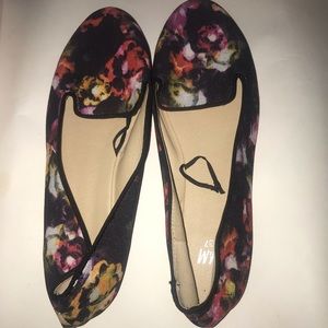 H&M floral loafers